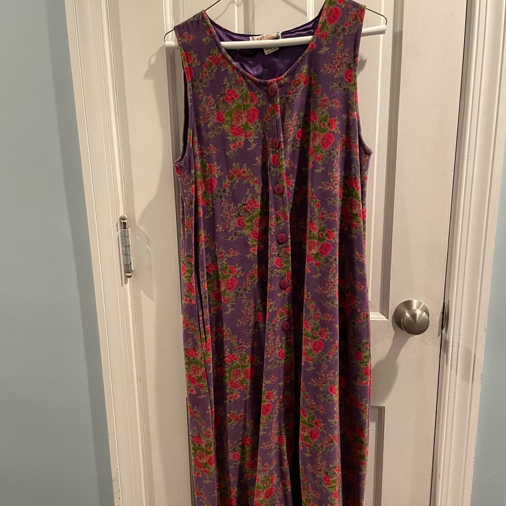 April Cornell velour dress size small